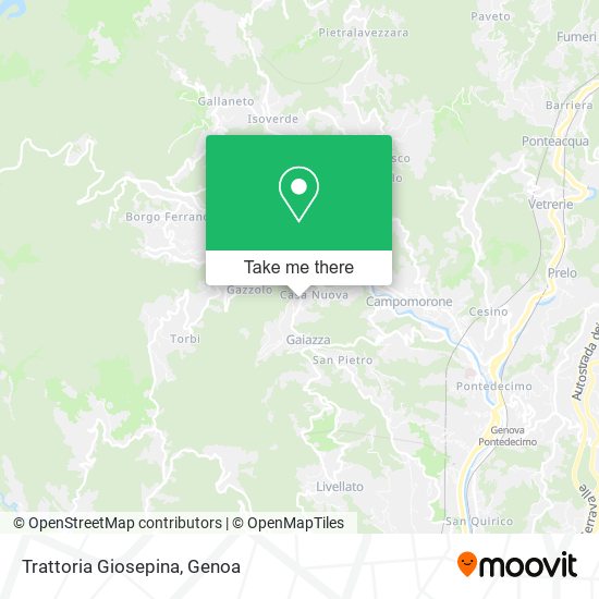 Trattoria Giosepina map
