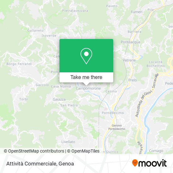 Attività Commerciale map