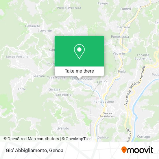 Gio' Abbigliamento map