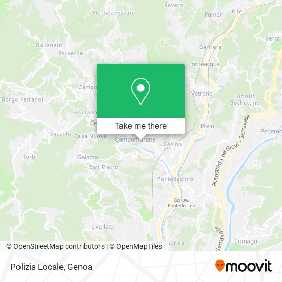 Polizia Locale map