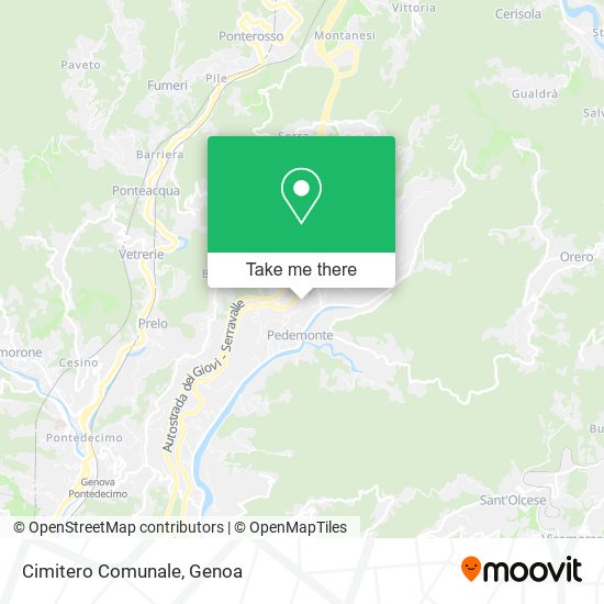 Cimitero Comunale map