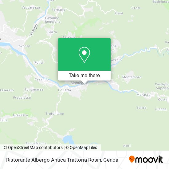 Ristorante Albergo Antica Trattoria Rosin map