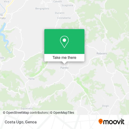 Costa Ugo map