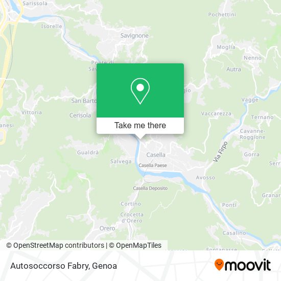 Autosoccorso Fabry map