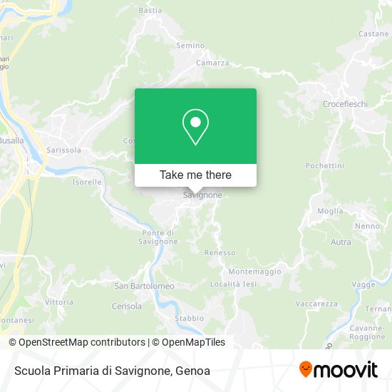 Scuola Primaria di Savignone map