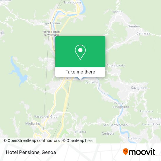 Hotel Pensione map