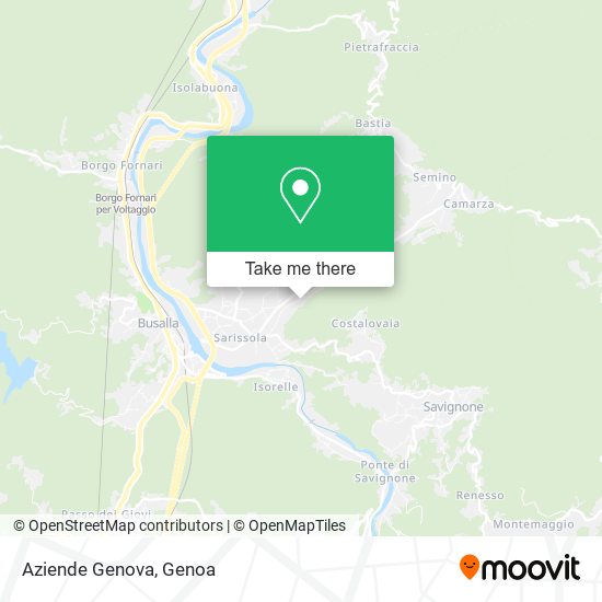 Aziende Genova map