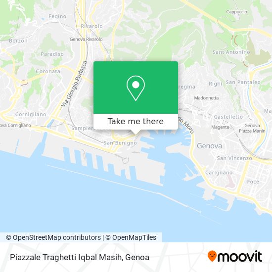 Piazzale Traghetti Iqbal Masih map