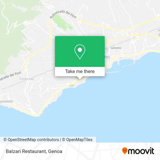 Balzari Restaurant map