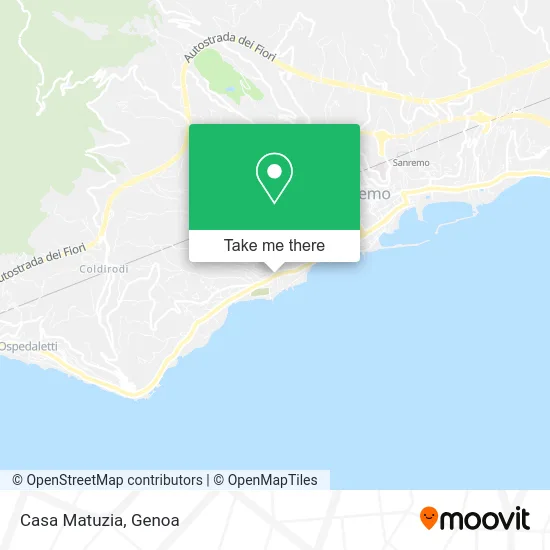 Casa Matuzia map