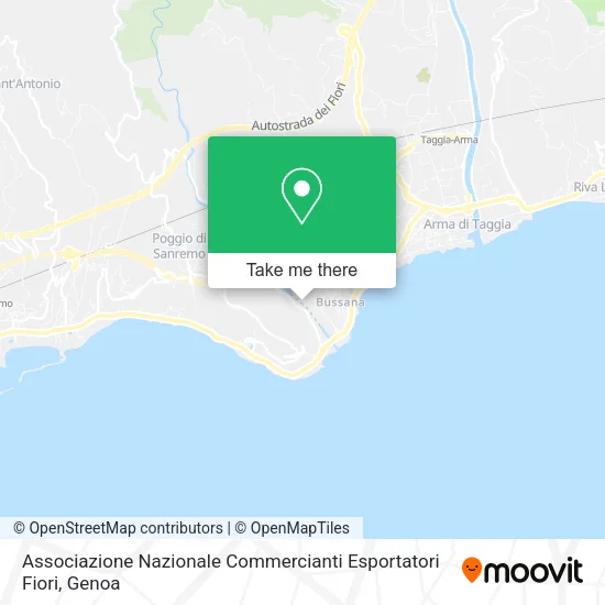 Associazione Nazionale Commercianti Esportatori Fiori map