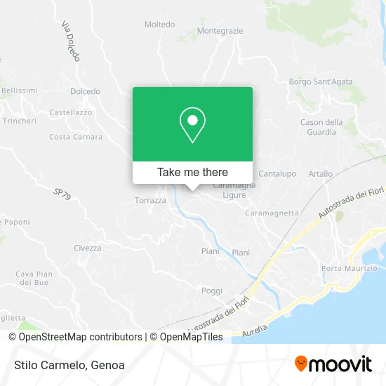 Stilo Carmelo map