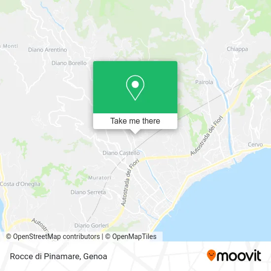 Rocce di Pinamare map