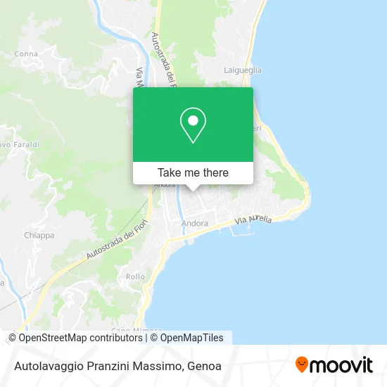 Autolavaggio Pranzini Massimo map