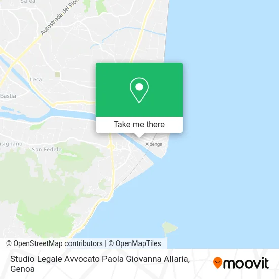 Studio Legale Avvocato Paola Giovanna Allaria map