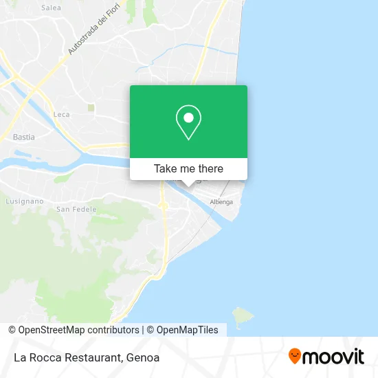 Ristorante la Rocca map