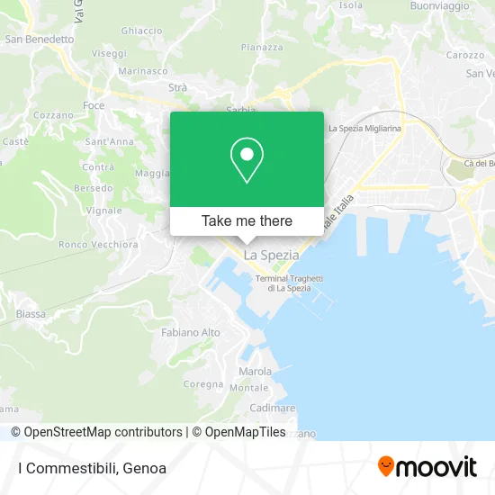 I Commestibili map