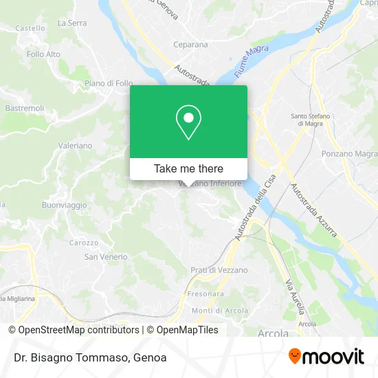 Dr. Bisagno Tommaso map