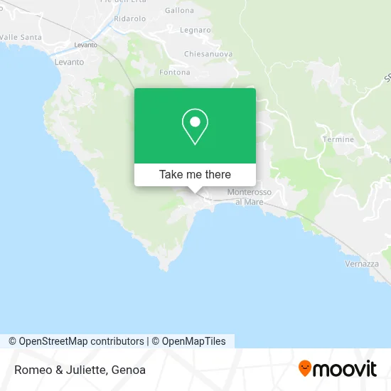 Romeo & Juliette map