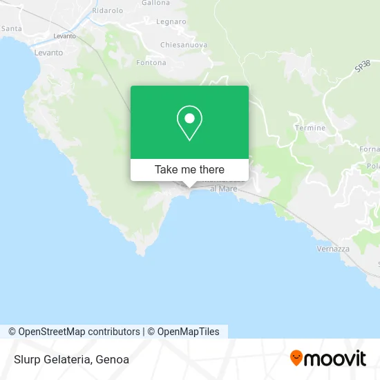 Slurp Gelateria map