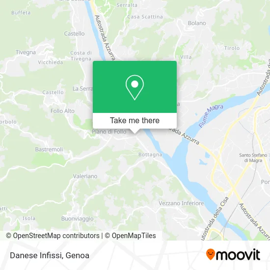 Danese Infissi map