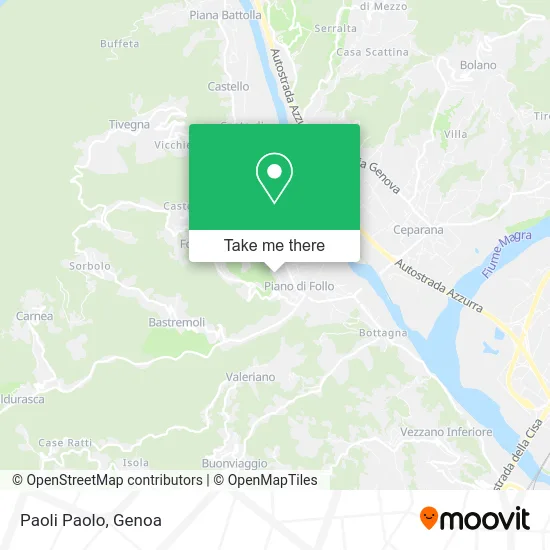 Paoli Paolo map