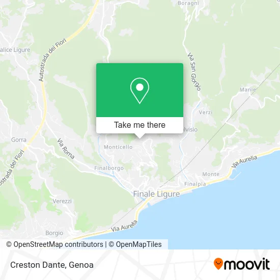 Creston Dante map