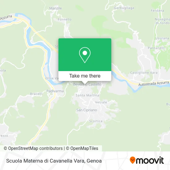 Scuola Materna di Cavanella Vara map