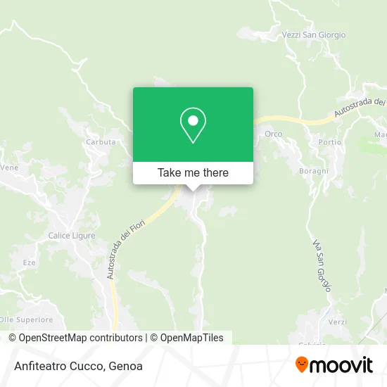 Anfiteatro Cucco map