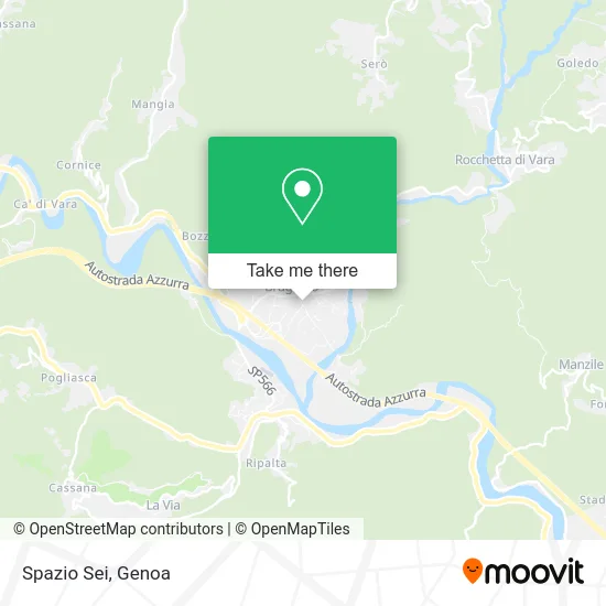 Spazio Sei map