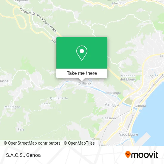 S.A.C.S. map