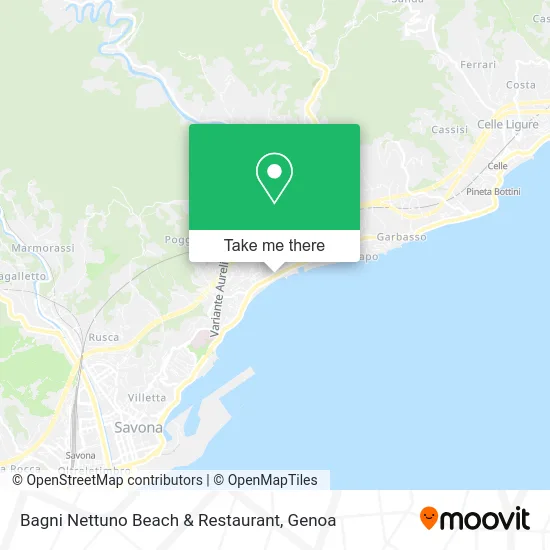 Bagni Nettuno Beach & Restaurant map