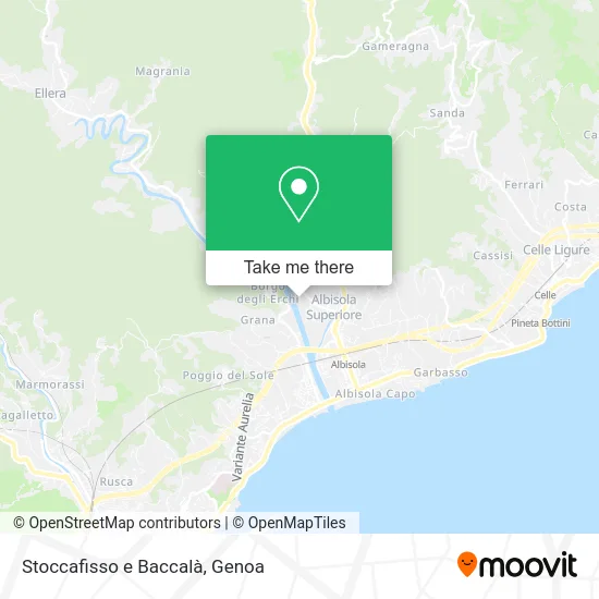 Stoccafisso e Baccalà map