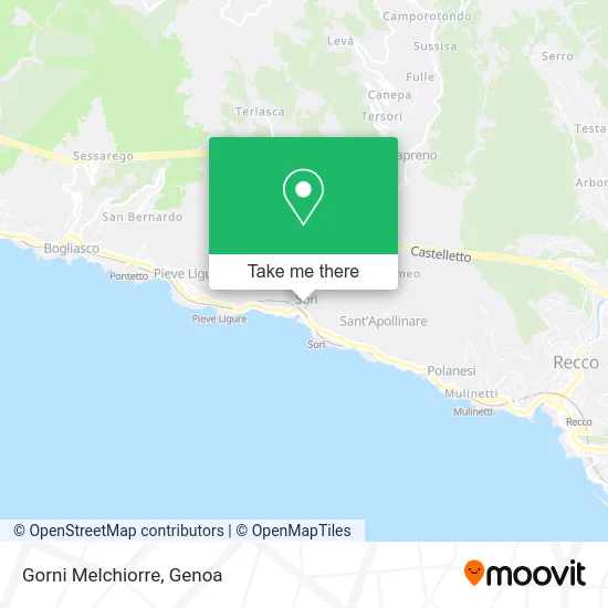 Gorni Melchiorre map