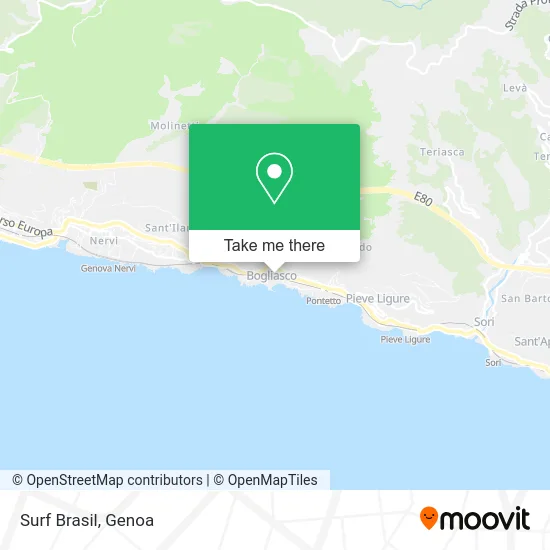 Surf Brasil map