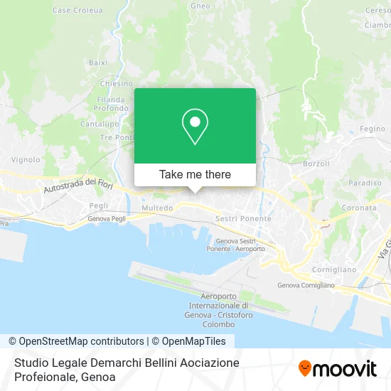 Studio Legale Demarchi Bellini Aociazione Profeionale map