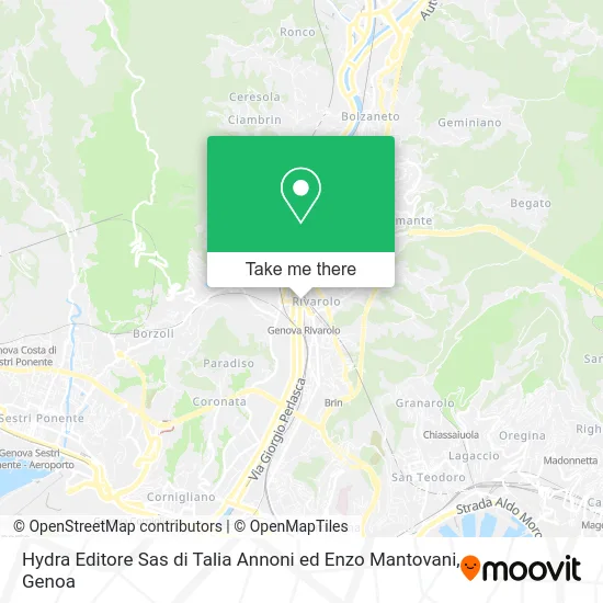Hydra Editore Sas di Talia Annoni ed Enzo Mantovani map