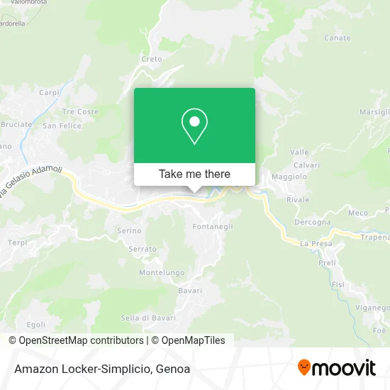 Amazon Locker-Simplicio map