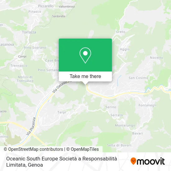 Oceanic South Europe Società a Responsabilità Limitata map