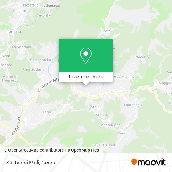 Salita dei Muli map