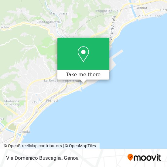 Via Domenico Buscaglia map