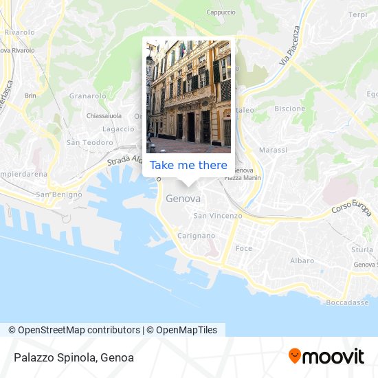 Palazzo Spinola map