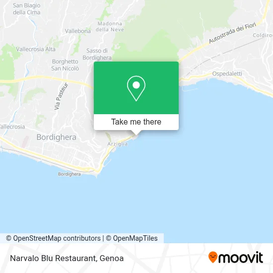 Narvalo Blu Restaurant map