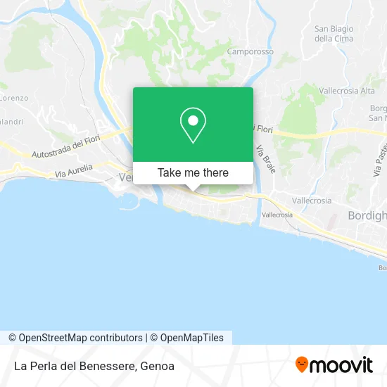 La Perla del Benessere map