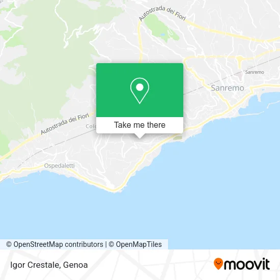 Igor Crestale map