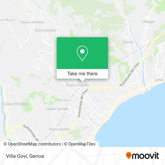 Villa Govi map