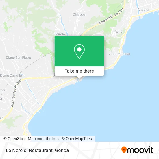 Le Nereidi Restaurant map