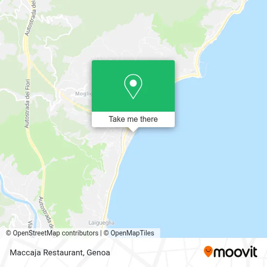 Maccaja Restaurant map