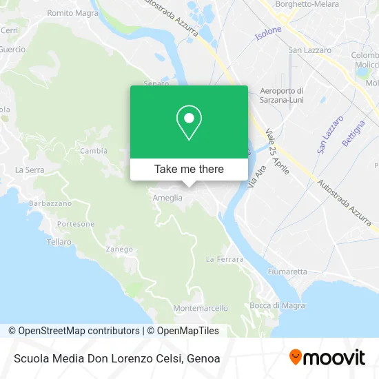 Scuola Media Don Lorenzo Celsi map