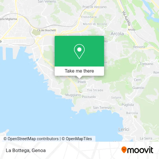 La Bottega map